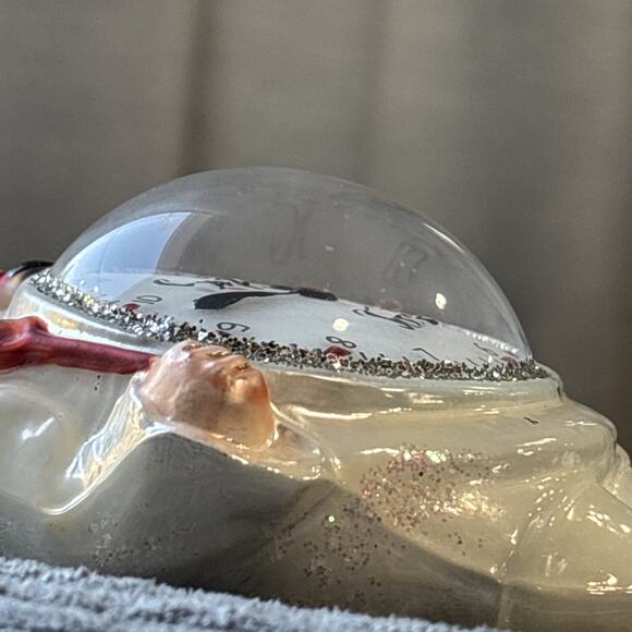 Christopher Radko Ornament Chef Cooking Dinner Clock “Supper Time” RARE - Picture 6 of 13